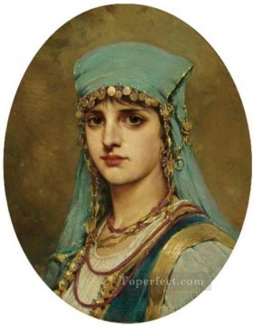 アラブ Painting - エジプトの美女 ヤン・ファン・ビアス・アラベール